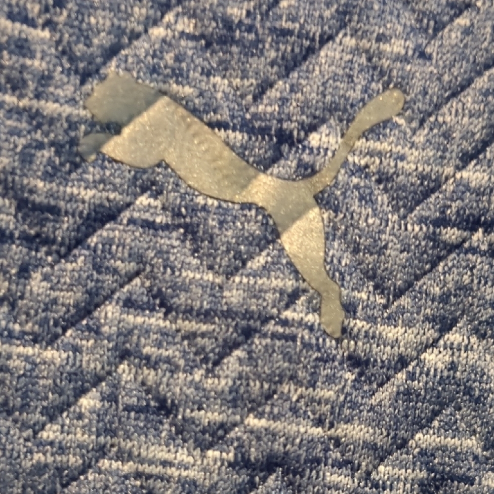Puma Heathered Blue Full-Zip Jacket - Picture 4 of 12